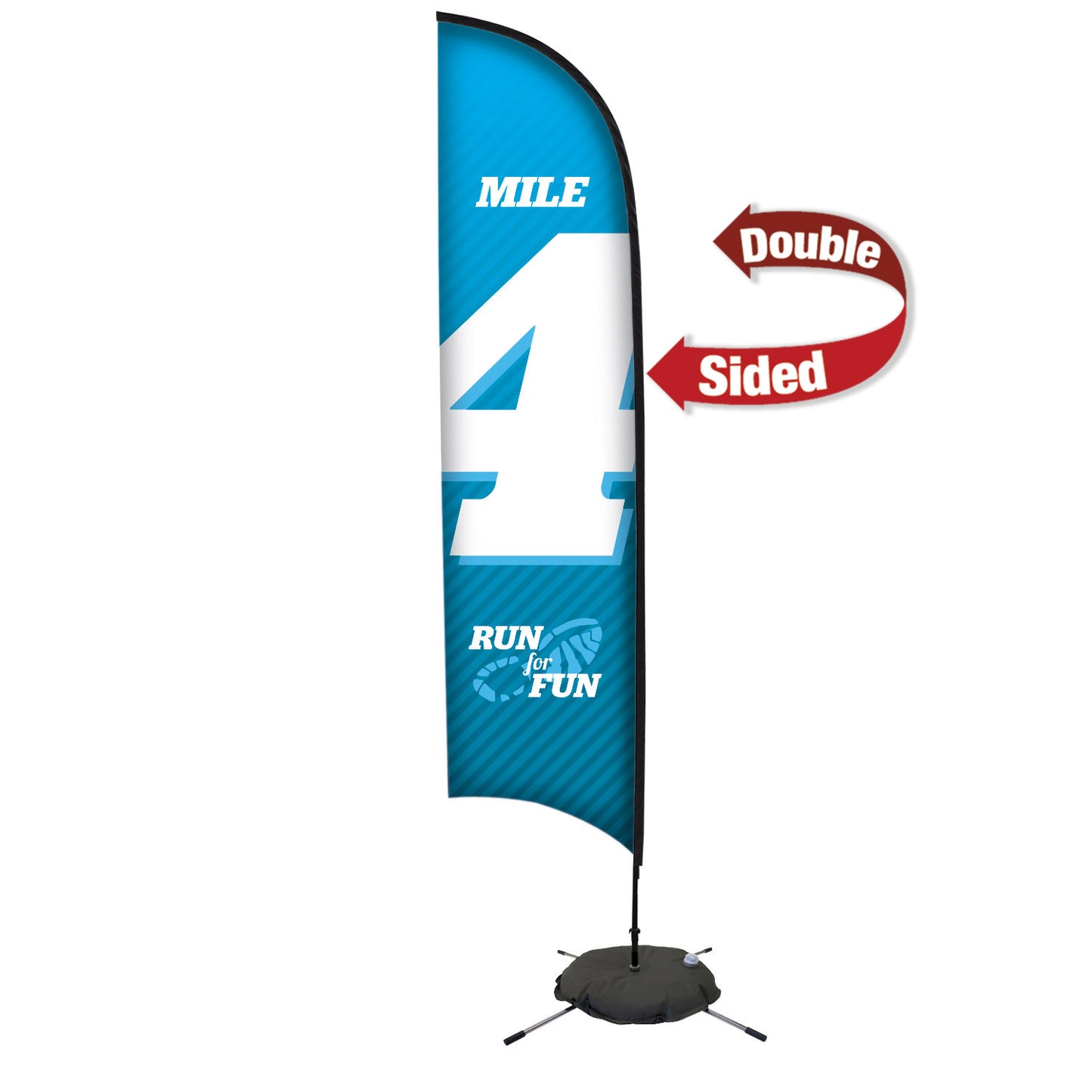 7' Premium Razor Sail Sign Kit